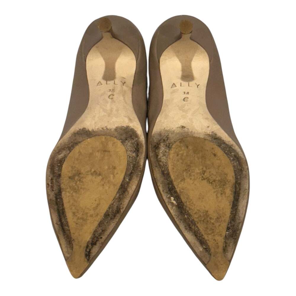 ALLY The All-Day Heel Nude Leather Pointed Toe Pumps Size 7 1/2 - Picture 6 of 7